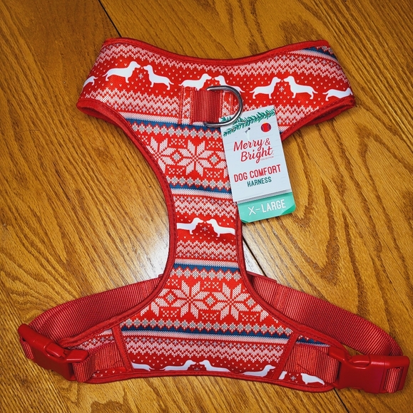 🐾 NEW Merry & Bright Dog Harness XL - Picture 1 of 3